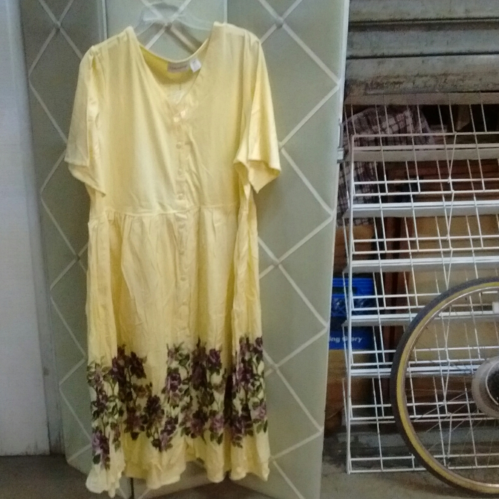 Button up dress